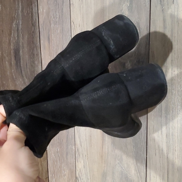 Steve Madden Women Irven ankle shoes boots  sz 8 M block heels - Picture 7 of 13